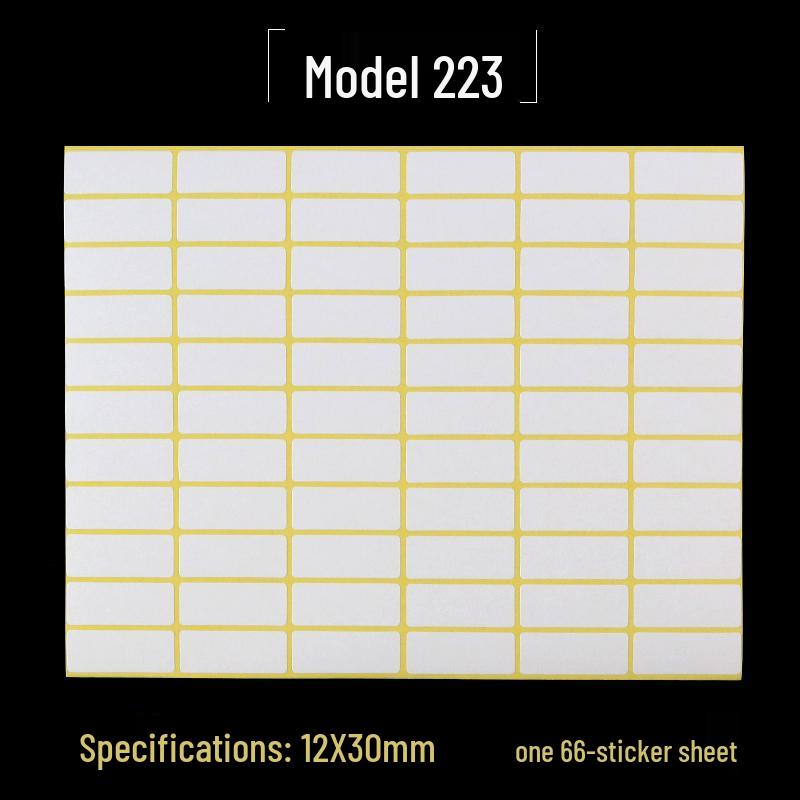 Adhesive Memo and Name Sticker Labels