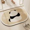 Badeværelse absorberende kiselgur toilet dørmåtte toilet toilet gulvmåtte toilet tæppe