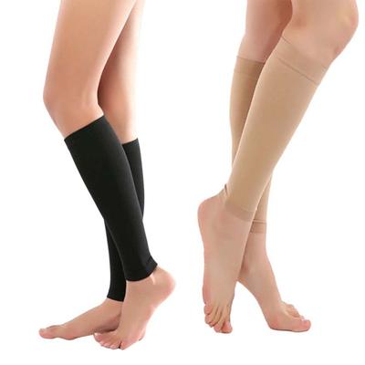 Breathable Compression Calf Sleeve Nylon Compression Stockings  Preventing Varicose Veins