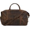 Leder-Reisetasche Wochenendtasche exklusiv braunes Nubukleder Beltimore X55