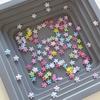 50Pcs Colorful Frangipani Nail Charms 3D Five-Petal Floral Decor For Diy Press-On Nails Manicure Embellishments