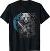 Berserker Bear Warrior Odin Runes Nordic Compass Viking Black T-Shirt