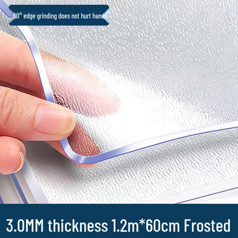 Transparent PVC Soft Glass Table Protector Mat