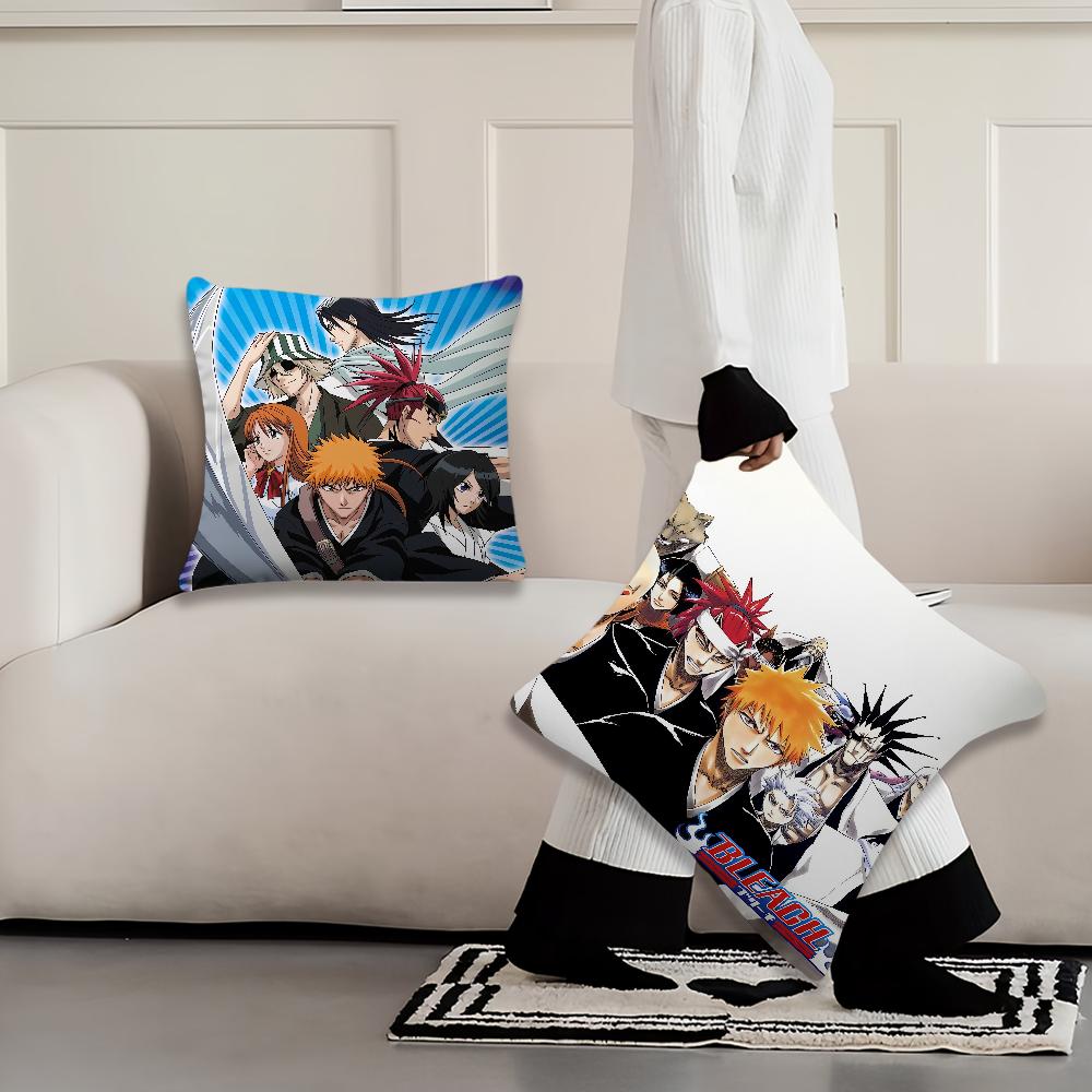 Hot Anime B-Bleachs Comfortable Soft Pillow Case For Sofa Living Room Home Office Decor And Protective Covers