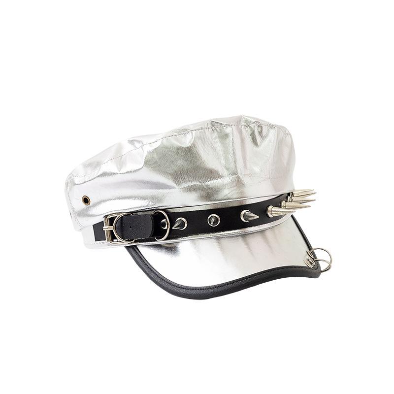 Girls' Silver Leather Jazz Dance Costume: Children's Practice & Street Dance Outfit for Trendy Fashion Shows