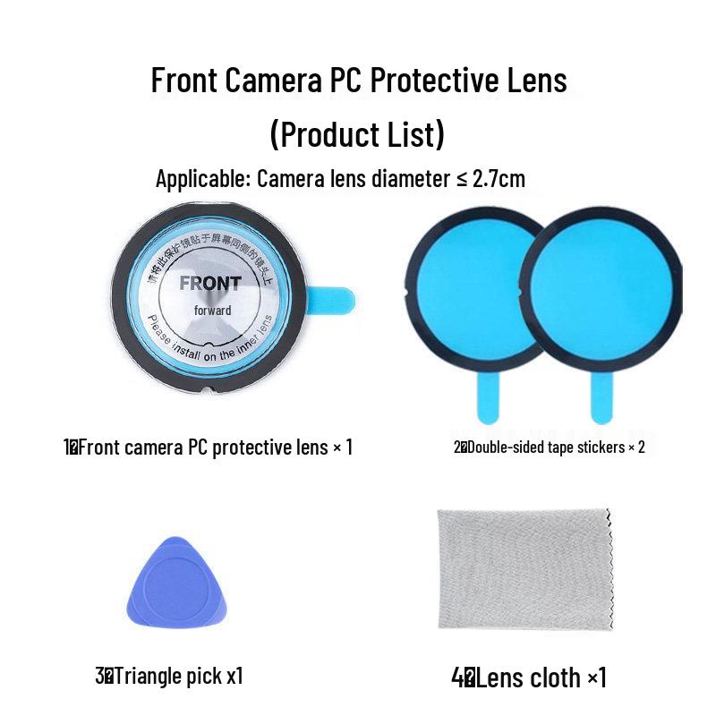 

Universal Car Series Camera Cover: 360° Lens Protector, Anti-Sand & Stone Impact 2 Universal Pieces прозрачный
