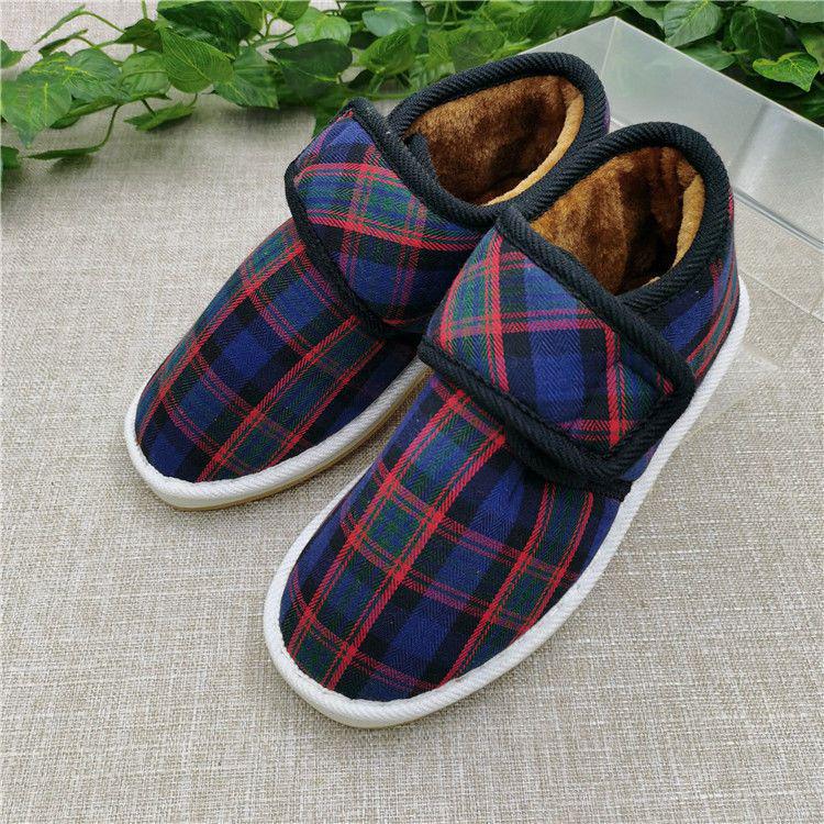 Women's Winter High-Top Cotton Shoes: Thickened Velvet, Non-Slip Foam Sole Snow Boots