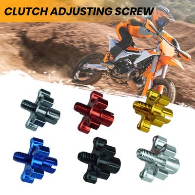 Motorrad-Kupplungseinstellschraube, eloxiertes CNC-Aluminium-Bremskupplungshebel, Kabeldraht, feste Schraube, Motorrad, ATV, UTV, Sportfahrrad, Modifikation
