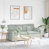 Modular Sofa with Cushions Light Grey