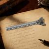 Classical Charm Bookmark Butterfly Ginkgo Ruler 2 in 1 Metal Measuring Page