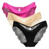 Frauen Spitze Höschen Nahtlose Baumwolle Höschen Hohl Slips Unterwäsche 3 teile/los