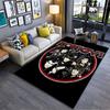 Band-Gruppe Retro-Stil Teppich geeignet als rutschfeste Matte für das Wohnzimmer oder Schlafzimmer Sofa