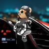 Rotating Car , Teddy Bear Design, Universal Mount, 3.4 X 2.6 Inches (8.6