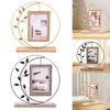 1PC Round Classic Gold Black Office Single Vertical Orientation Vintage Metal Picture Frame Elegant Multiple Options Available
