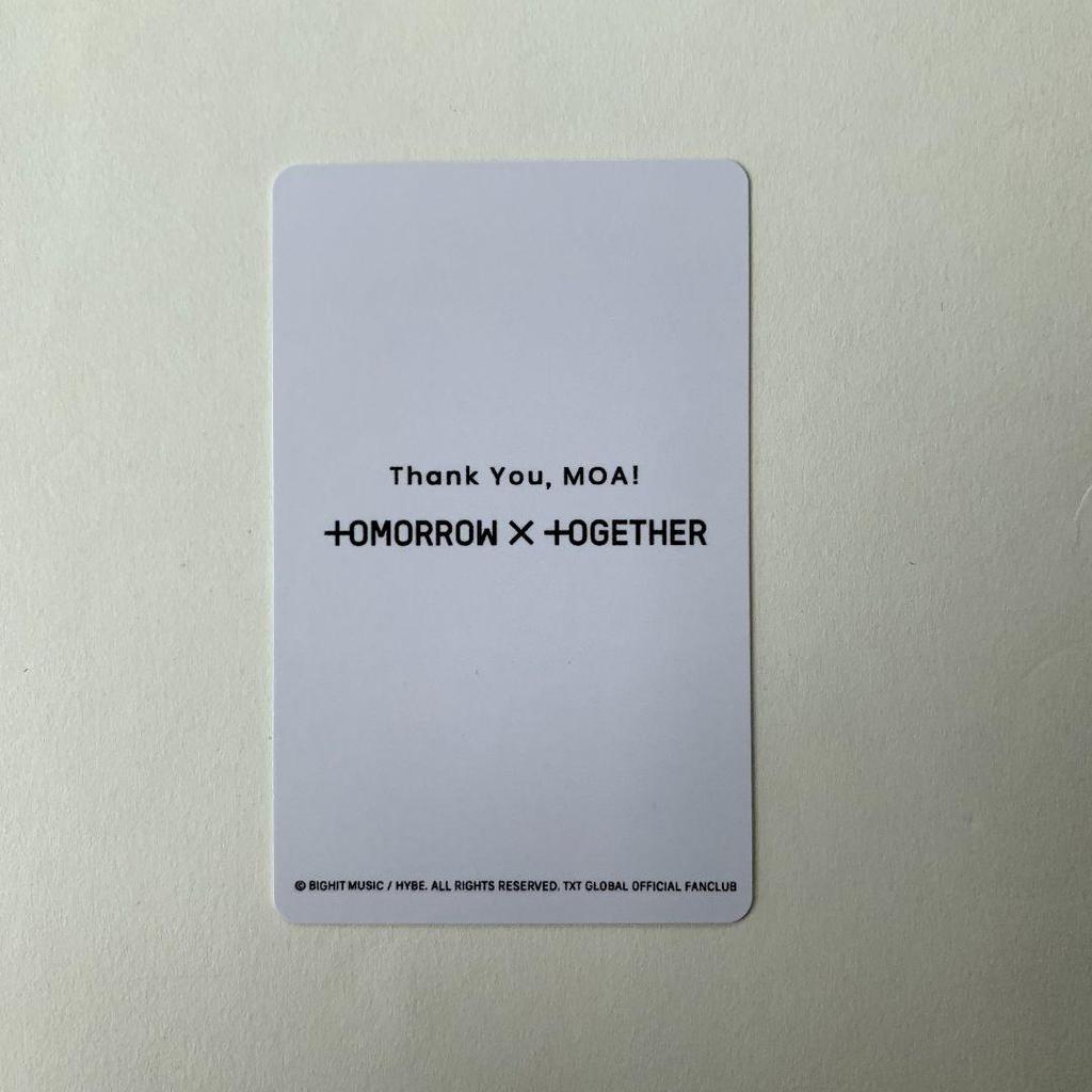 [USED] TXT Fan Club New Membership Hueningkai FC EP. 2 Venue-limited Trading Card