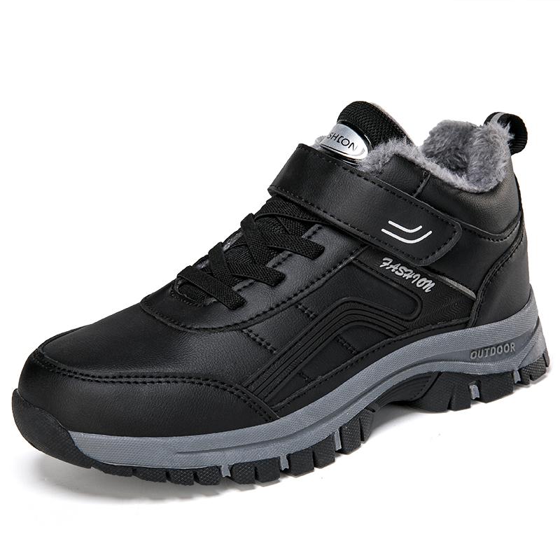 Winter Schneestiefel Damen Herren Schlupfschuhe Winterschuhe Wasserdicht Bequeme Stiefeletten Sneakers Plüsch Wanderschuhe Paar Schuhe