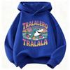 Felpa con cappuccio per bambini Design Italian Brainrot Felpa per bambini Carino Hoody per ragazzi e ragazze Felpe casual primaverili