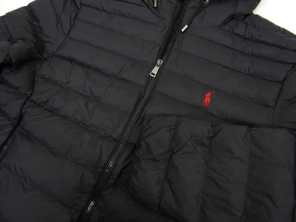 POLO RALPH LAUREN Pakkbar Vattert Størrelse Herrejakke/Isolert Parka, 0101888-XXL-SVART [Brukt]
