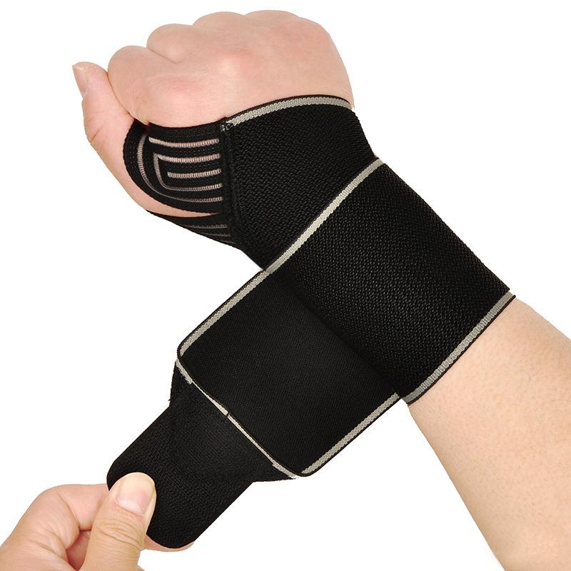 1Pc Wrist Support Strap Tennis Badminton Football Compression Wrist Guard Breathable Adjustable Gym Weightlifting Wrist Wrap