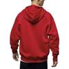 Jordan Sweatshirts Men's Red Hooded Thickened Cardigan DQ7351-687
