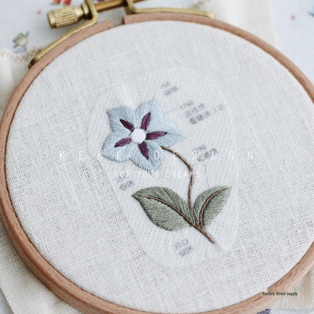 Handmade DIY Embroidery Tool Set with Hoop, Frame, and Stand