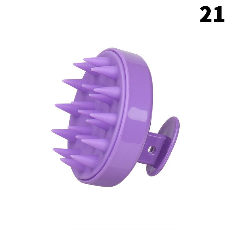 Shampoo Brush Empty Hair Shampoo Bottle With Comb Teeth Salon Treatment Oil Perm Dye Bottle Color Plastic Dry Cleaning Bottle