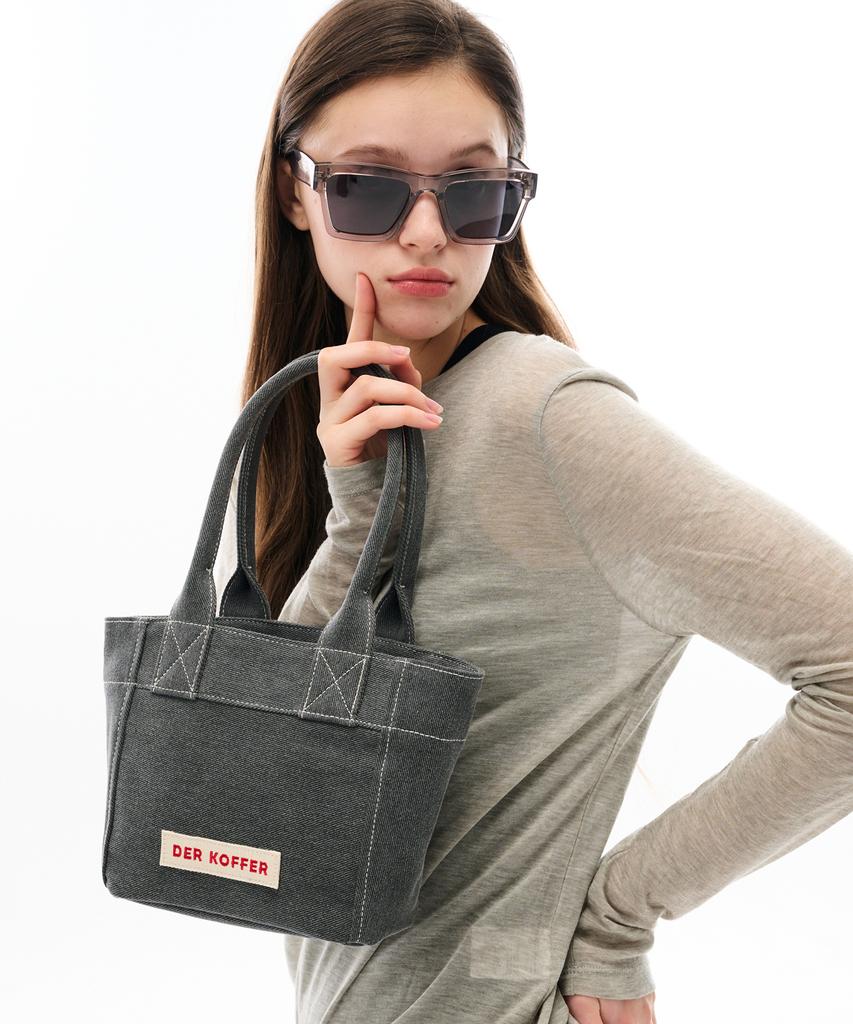Der Koffer Shopper Vintage [Charcoal]-Mini
