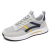 Herren Jogging Sportschuhe Streetstyle Khaki Laufschuhe Mesh Retro Grau Übergröße Skateboardschuhe