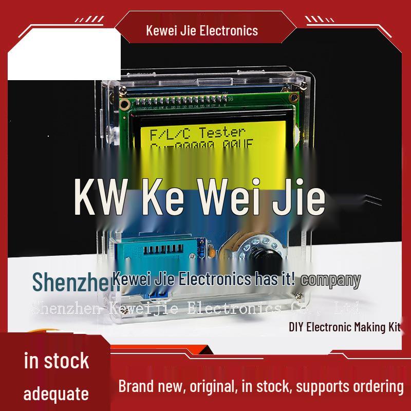 Capacitance & Inductance Frequency Meter Kit: 51 MCU Tester for DIY Electronic Circuit Board Assembly