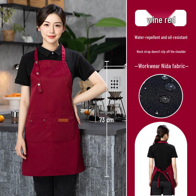 Waterproof Logo Apron for Catering, Baking, and Barista Work