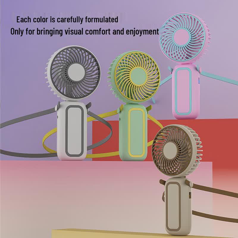 Portable Foldable Neck Fan CN plug (adapter included)