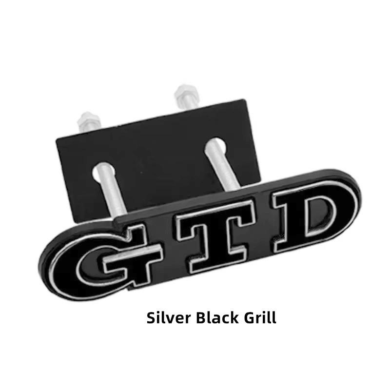 3D Metal Front Grille GTD Logo Emblem Rear Trunk Badge Stickers For Volkswagen VW Golf 2 4 5 6 7 R MK2 MK3 MK4 Car Accessories ZK7