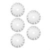 5PCS Stainless Steel Rotary Cutter Head 28mm Wavy Circular Cutting Head for Fabric Leather Paper Cutting Sewing Craft X3UC