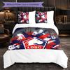 LOSC Lille FC Bettwäsche-Set 3-teilig Bettbezug-Set Dekorative Bettwäsche für Jugendzimmer Heimdekoration