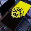 Poduszka z nadrukiem Borussia Dortmund Antypoślizgowa Mata pod mysz do laptopa/tabletu XXL Mata do gry na mini PC Z blokowaną krawędzią