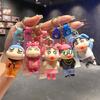 Creative Cute Cross-Dressing Crayon Small New Keychain Cartoon Doll Bag Pendant Pendant Car Key Chain Gift