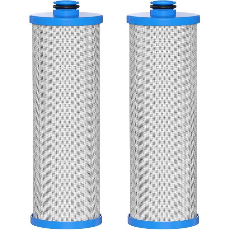 KW1 RV Water Filter 2.5 X 10" Compatible With RCS/FR1 Housing Replaces KW1 And FRE-10-BN Filtration Systems, 2-Pack
