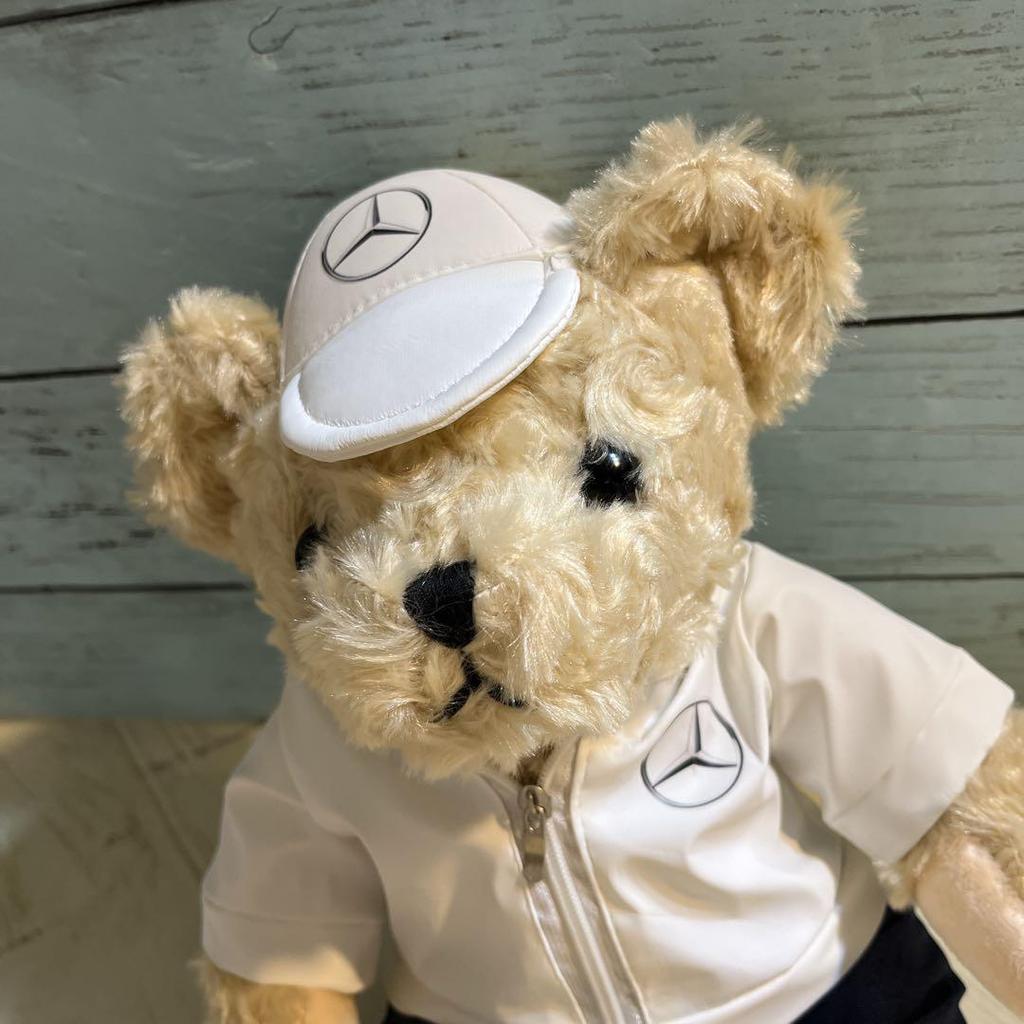 [USED] Mercedes Benz Teddy Bear Plush Toy, Rare, Super Cute, Not for Sale