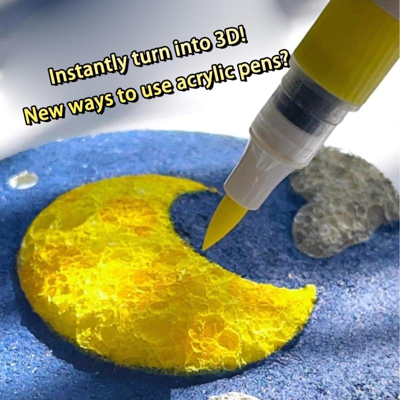 Paper Featuring a Distinctive Foam Surfaces That Promotes Vibranting Color Application for Kids and Adult Artists