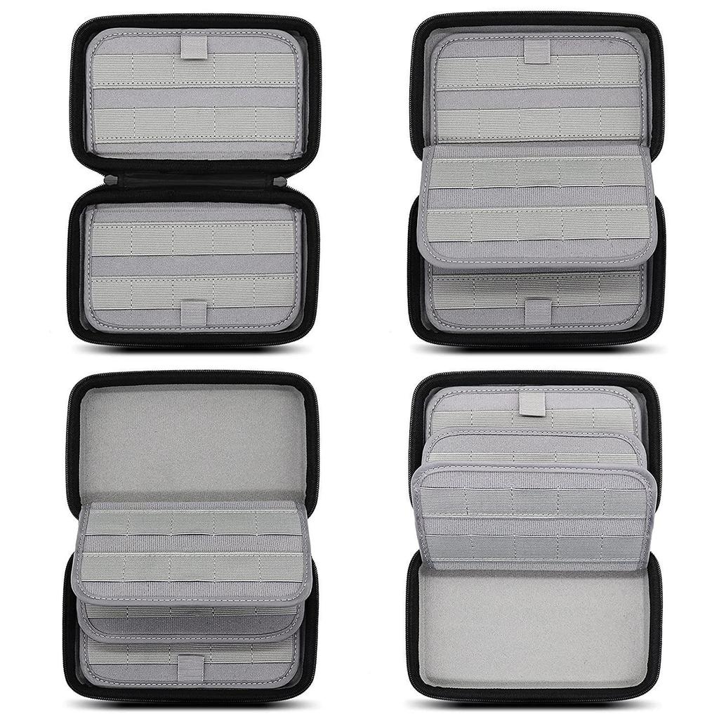 80 Piece Set of EVA Hand Rope Cosmetics Bag Case Storage Box Game Accessories for Switch NS Inspired by Cassette Design