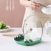 Spoon Rest for Kitchen Counter, Utensil Holder Cooking, Cooking Ladle/Spatula/Spoon Stove Top, Heat-Resistant, BPA-Free & Holder, Green, D-D005,