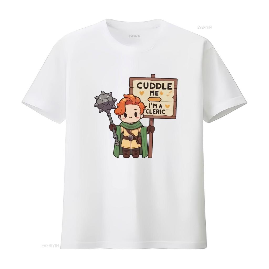 Cuddle Me Im A Cleric T Shirt Healing Wrapped In Hugs Softstyle Vintage Washed Stylish Slightly Top For Everyday Wear Versatile