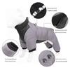 Reflective Waterproof Down Jacket for Small Dogs - Thickened Autumn/Winter Cotton Four-Legged Pet Apparel.