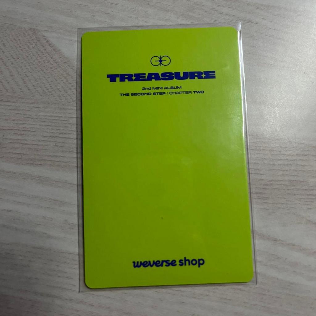 [USED] Treasure 2nd Mini Album Wevers Shop Bonus
