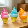 3 Stück Eiscreme-Quetschies Sensorikspielzeug Gastgeschenk Niedlich Interaktiv Weich Ideales Geschenk Hand