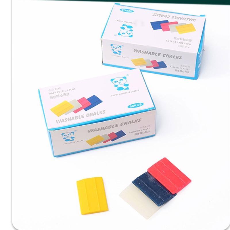 50Pcs Colored Tailor's Chalk Set Ergonomic Grip Dressmaking Chalk Sewing Marking Tool for Fabric Marking Tailoring