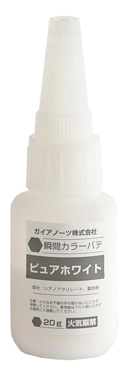 

Gaia Notes Мгновенный цвет Чистая хобби-живопись 81041 M-07pw Шпатлевка, Белый, 20г, Инструмент, белый