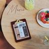 Miniature Menu Board Mini Clip Board with Menu Card Doll Accessory for 1/6 1/12 Doll Mansion Cafe Restaurant Scene