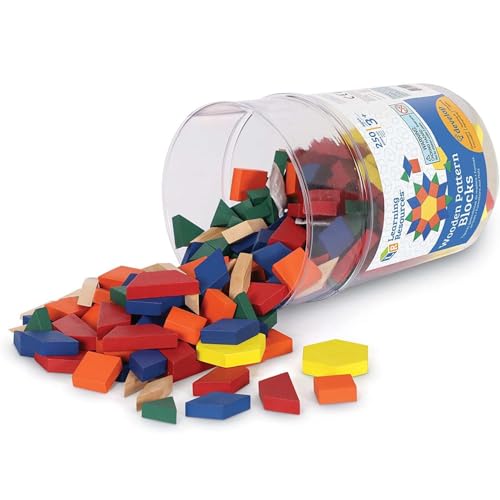 Learning Resources Wooden Pattern Blocks (LER 0334)