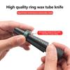 1PC Wax Ring Sizer Mandrel Inner Wax Tube Cutter Enlarge Holes Of Carving Ring Molds Wax Pip Knife Jewelry Casting Tool